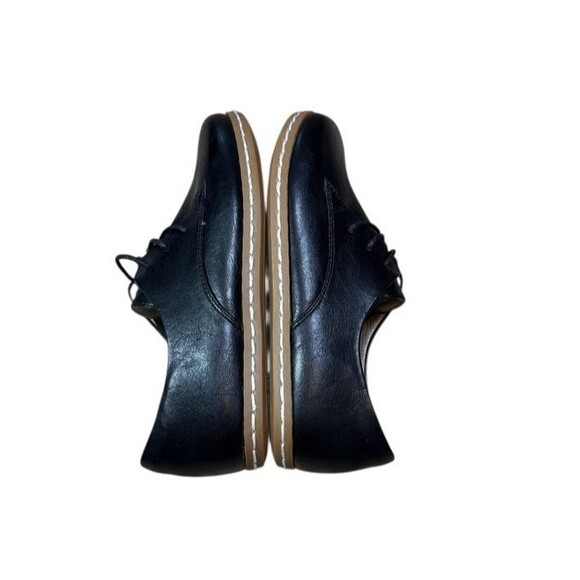 Benassal Womens Size 7 Barefoot Dress Shoes Wide Toe Box Oxfords - Black NEW - Picture 4 of 8